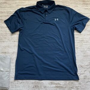 Under Armour Men's Deep Blue Polo Shirt